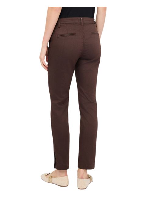 Pantaloni chino slim fit CIOCCOLATO Liu Jo | MF5401T714490915